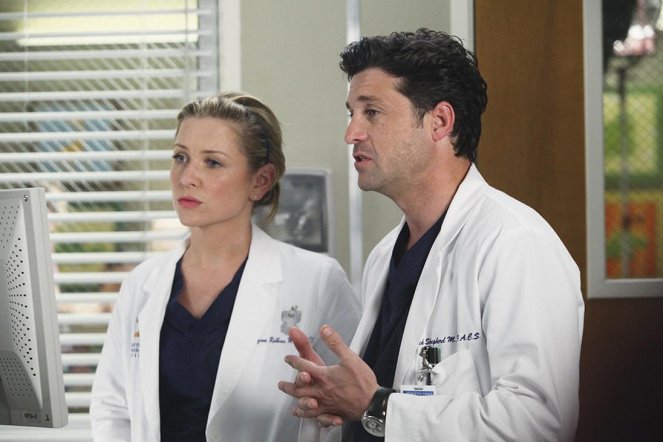 Grey's Anatomy - Die jungen Ärzte - Feiertagsblues - Filmfotos - Jessica Capshaw, Patrick Dempsey