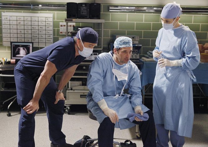 Chirurgové - Řez naslepo - Z filmu - Eric Dane, Patrick Dempsey, Chyler Leigh
