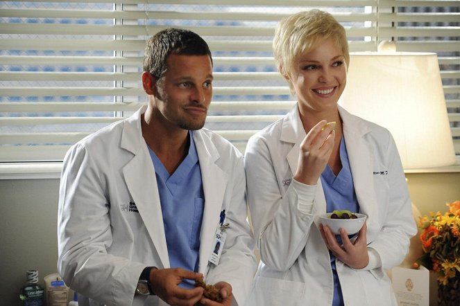 Grey's Anatomy - Invasion - Photos - Justin Chambers, Katherine Heigl
