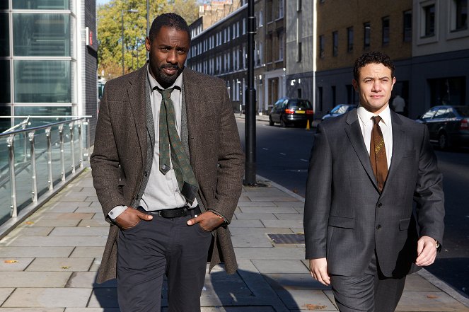 Luther - Série 1 - Epizoda 1 - Z natáčení - Idris Elba, Warren Brown