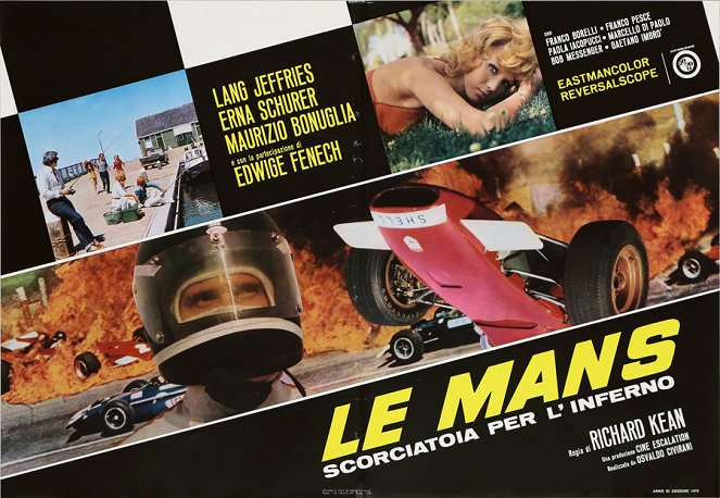 Le Mans, Shortcut to Hell - Lobby Cards