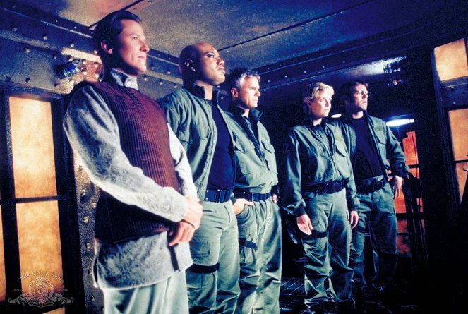 Stargate SG-1 - Meridian - Kuvat elokuvasta - Corin Nemec, Christopher Judge, Richard Dean Anderson, Amanda Tapping, Michael Shanks