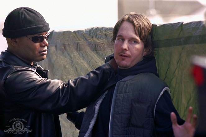 Stargate SG-1 - Nightwalkers - Van film - Christopher Judge, Michael Eklund