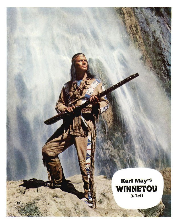 Winnetou - 3. Teil - Lobbykarten - Pierre Brice