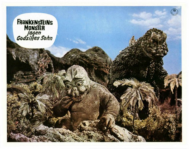 Godzilla - Frankenstein jagt Godzillas Sohn - Lobbykarten