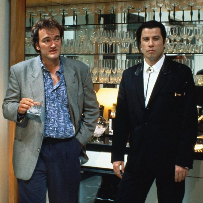 Pulp Fiction - Van de set - Quentin Tarantino, John Travolta