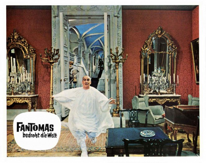 Fantomas bedroht die Welt - Lobbykarten - Louis de Funès