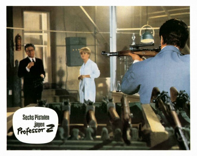 Sechs Pistolen jagen Professor Z. - Lobbykarten