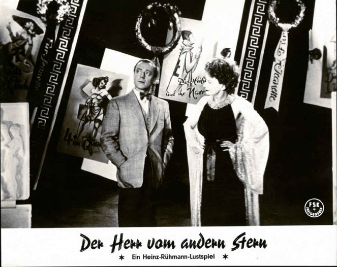 Der Herr vom andern Stern - Cartões lobby - Heinz Rühmann, Hilde Hildebrand