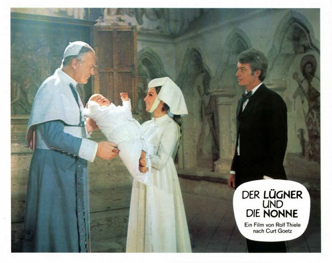 Der Lügner und die Nonne - Cartes de lobby - Curd Jürgens, Heidelinde Weis, Robert Hoffmann