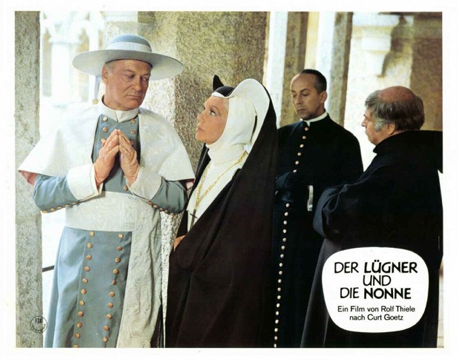 Der Lügner und die Nonne - Lobbykarten - Curd Jürgens, Elisabeth Flickenschildt
