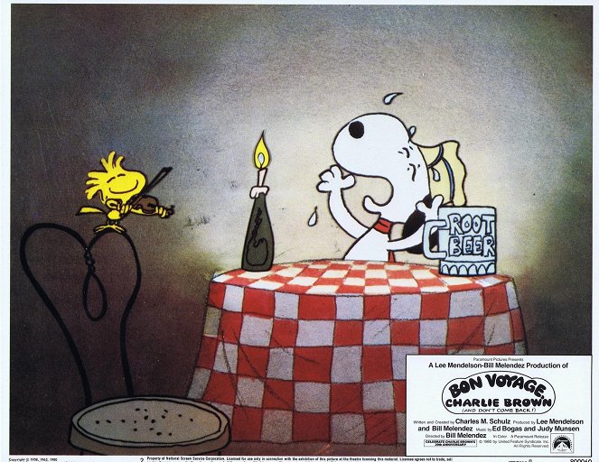 Bon Voyage, Charlie Brown (and Don't Come Back!) - Cartes de lobby