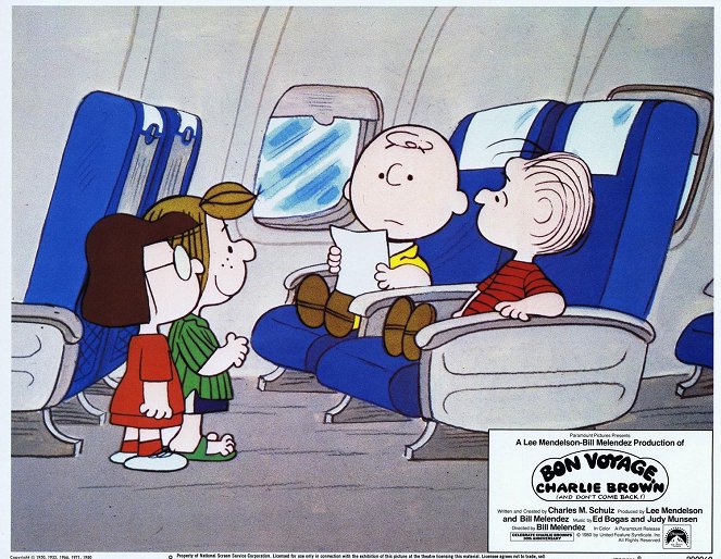 Bon Voyage, Charlie Brown (and Don't Come Back!) - Lobbykarten