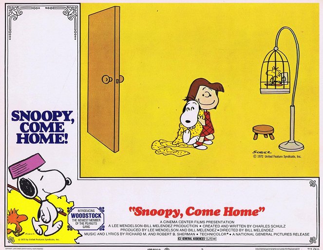 Snoopy, Come Home - Lobbykarten