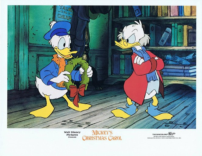 Mickey's Christmas Carol - Cartes de lobby