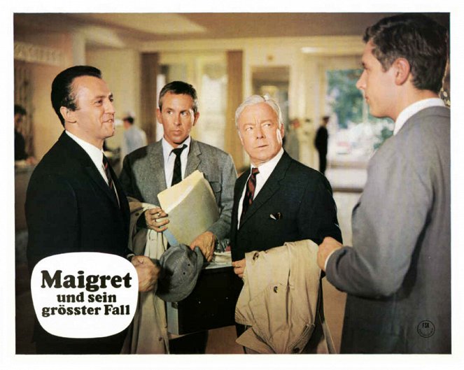 Maigret fait mouche - Lobby Cards - Eddi Arent, Gerd Vespermann, Heinz Rühmann