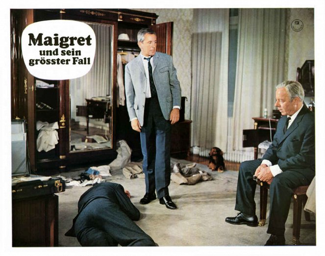 Maigret und sein größter Fall - Lobbykarten - Gerd Vespermann, Heinz Rühmann