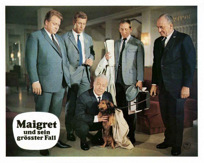 Maigret und sein größter Fall - Lobby Cards - Günter Strack, Heinz Rühmann, Gerd Vespermann