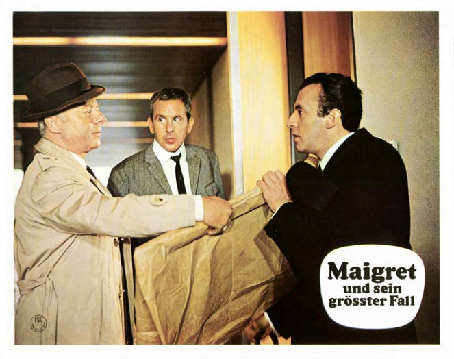 Maigret fait mouche - Cartes de lobby - Heinz Rühmann, Gerd Vespermann, Eddi Arent