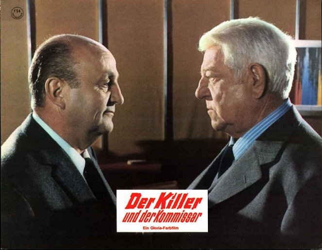 Der Killer und der Kommissar - Lobbykarten - Bernard Blier, Jean Gabin