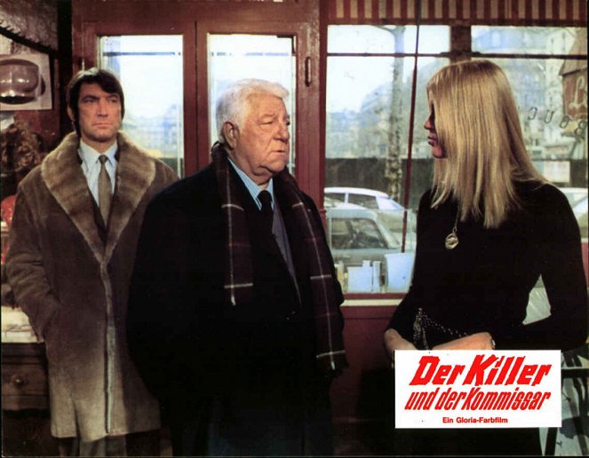 Der Killer und der Kommissar - Lobbykarten - Philippe Vallauris, Jean Gabin