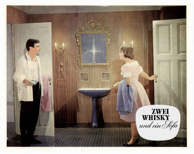 Whiskey and Sofa - Lobby Cards