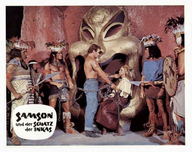 Hercules and the Treasure of the Incas - Lobby Cards - Sergio-Alan Ciani-Steel, Elisabetta Fanti