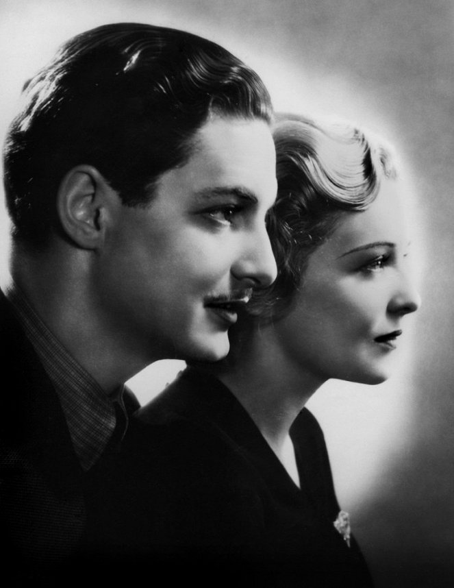 Die 39 Stufen - Werbefoto - Robert Donat, Madeleine Carroll