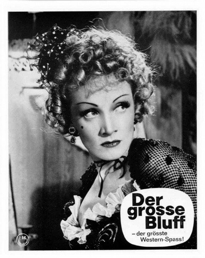 Der große Bluff - Lobbykarten - Marlene Dietrich