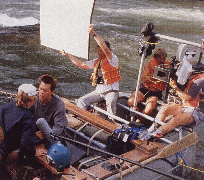 Am wilden Fluß - Dreharbeiten - Kevin Bacon