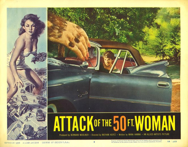 Attack of the 50 Foot Woman - Lobby Cards