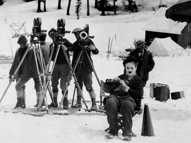 Aranyláz - Forgatási fotók - Charlie Chaplin