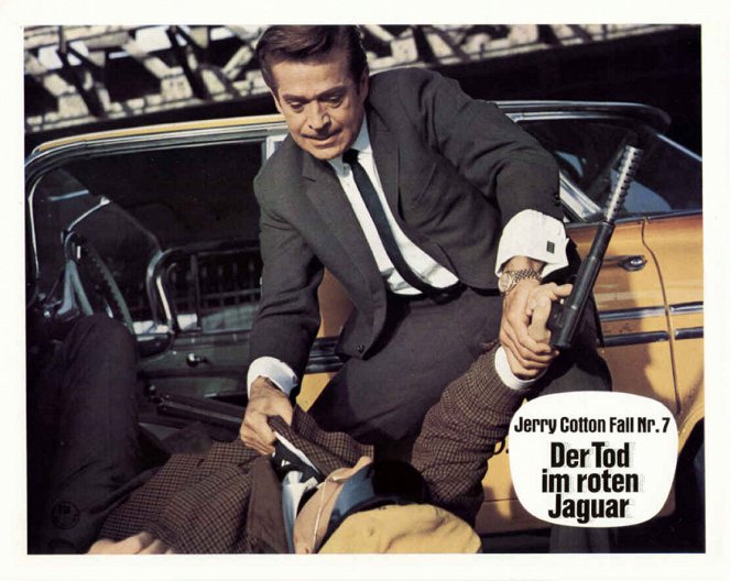 La morte in Jaguar rossa - Cartes de lobby - George Nader