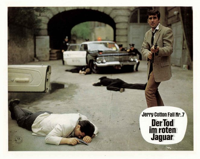 La morte in Jaguar rossa - Lobby karty - Robert Fuller