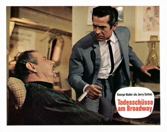 Todesschüsse am Broadway - Lobby Cards - George Nader