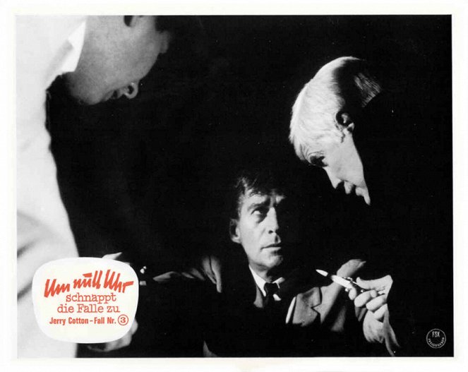 Um Null Uhr schnappt die Falle zu - Lobby Cards - George Nader