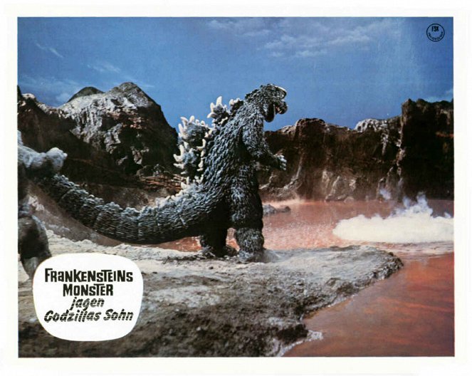 Kaidžútó no kessen: Godzilla no musuko - Cartes de lobby