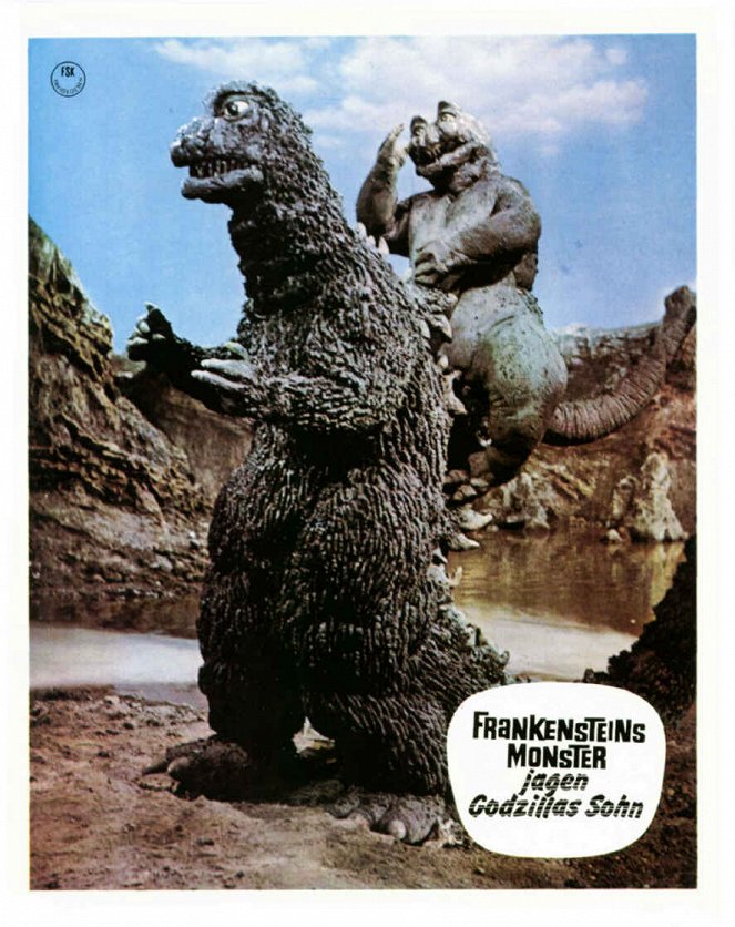 Godzilla - Frankenstein jagt Godzillas Sohn - Lobbykarten