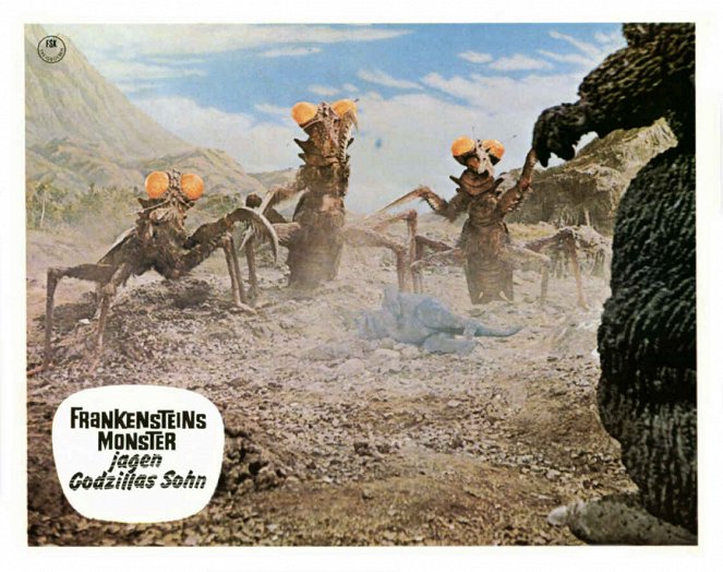 Kaidžútó no kessen: Godzilla no musuko - Cartes de lobby