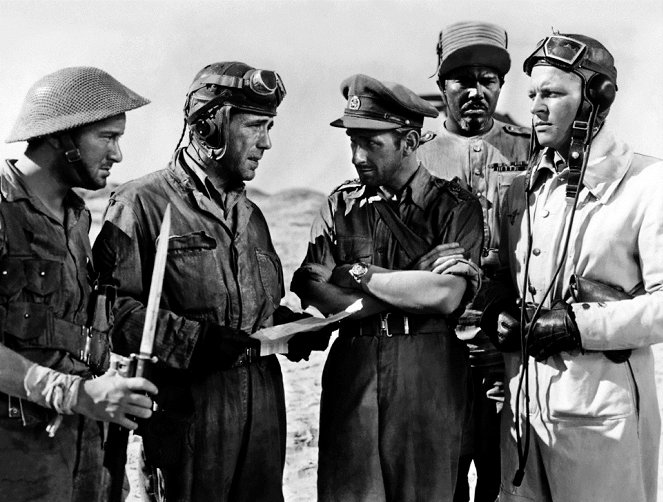 Szahara - Filmfotók - Humphrey Bogart, Richard Aherne, Rex Ingram