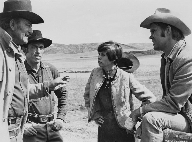 True Grit - Der Marshal - Filmfotos - John Wayne, Kim Darby, Glen Campbell