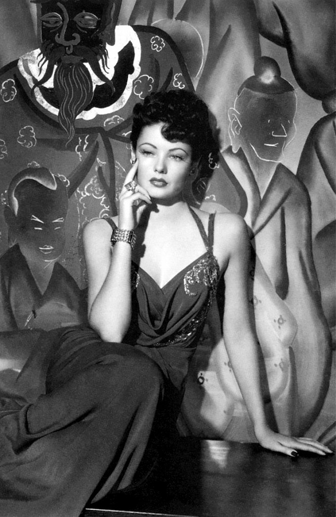 Uhkapeliä Shanghaissa - Promokuvat - Gene Tierney