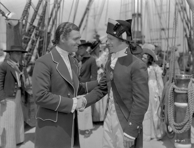 Vzpoura na lodi Bounty - Z filmu - Clark Gable, Franchot Tone