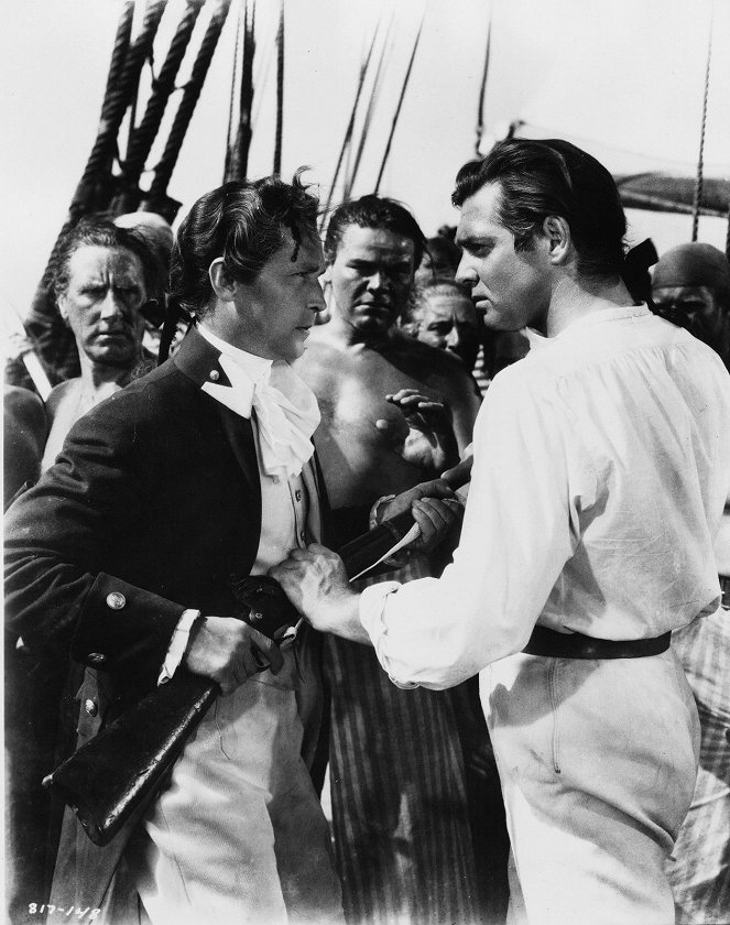 Vzpoura na lodi Bounty - Z filmu - Franchot Tone, Clark Gable