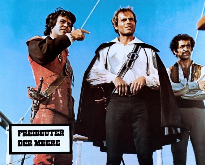 Blackie the Pirate - Lobby Cards - George Martin, Terence Hill, Sal Borgese