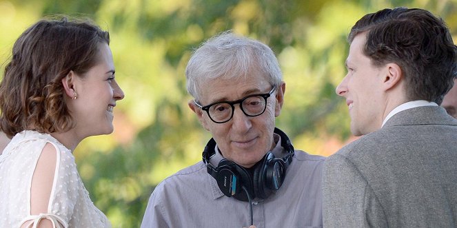 Café Society - Dreharbeiten - Kristen Stewart, Woody Allen, Jesse Eisenberg