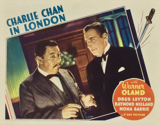 Charlie Chan in London - Lobbykaarten