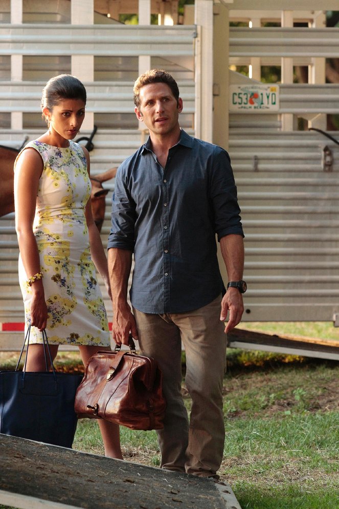 Royal Pains - Who's Your Daddy? - Van film - Reshma Shetty, Mark Feuerstein