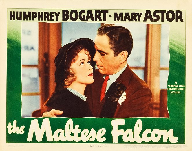 The Maltese Falcon - Lobbykaarten - Mary Astor, Humphrey Bogart