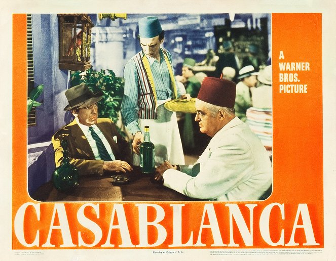 Casablanca - Fotocromos - Humphrey Bogart, Sydney Greenstreet